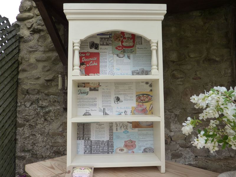 Vintage Kitchen Shelving Unit Painted Vintage Antique Farmhouse