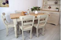 Picture of Pine Table with 6 Beech Chairs