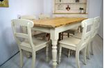 Picture of Pine Table with 6 Beech Chairs