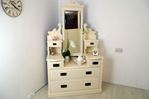 Picture of Antique Victorian Dressing Table with Tall Mirror