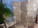 Picture of Vintage Style 3 panel Dressing Screen / Room Divider