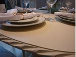 Picture of Shabby Chic Extending Dining Table with 6 Chairs