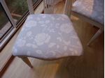Picture of Shabby Chic Extending Dining Table with 6 Chairs