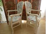 Picture of Upholstered Balloon Backed Chairs