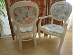 Picture of Upholstered Balloon Backed Chairs