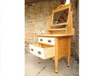 Picture of Antique Oak Dressing Table Shabby Chic Style