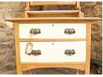 Picture of Antique Oak Dressing Table Shabby Chic Style