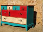 Picture of Stag 'Industrial Shabby Chic' 6 Drawer Chest
