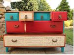 Picture of Stag 'Industrial Shabby Chic' 6 Drawer Chest