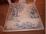 Picture of Shabby Chic Extendable Dining Table with 6 Chairs