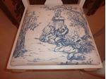 Picture of Shabby Chic Extendable Dining Table with 6 Chairs