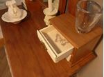 Picture of Antique Pine Dressing Table with stool