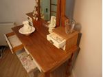 Picture of Antique Pine Dressing Table with stool