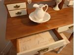 Picture of Antique Pine Dressing Table with stool