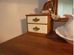 Picture of Antique Pine Dressing Table with stool