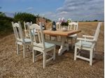 Picture of Huge Rustic Outdoor Dining Set