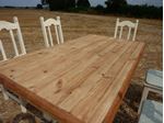 Picture of Huge Rustic Outdoor Dining Set