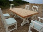 Picture of Huge Rustic Outdoor Dining Set