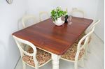 Picture of Victorian Extending Wind Out Table and 6 Balloon Back Chairs