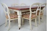 Picture of Victorian Extending Wind Out Table and 6 Balloon Back Chairs