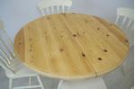 Picture of Extended Oval Pine Pedestal Table and 6 Beech Chairs