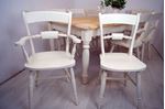 Picture of Pine 6ft Farmhouse Table and 8 Beech Oxford Bar Back Chairs