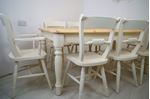 Picture of Pine 6ft Farmhouse Table and 8 Beech Oxford Bar Back Chairs