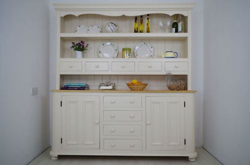 Picture of Large Pine Country Dresser with spice drawers.
