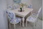 Picture of French Lions Head Antique Oak Table and 6 Chairs