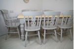 Picture of 6ft Farmhouse Table and 8 Fiddleback Chairs