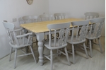 Picture of 6ft Farmhouse Table and 8 Fiddleback Chairs