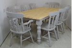 Picture of 6ft Farmhouse Table and 8 Fiddleback Chairs