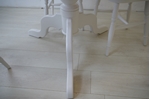 Picture of Round Pine Pedestal Table and 4 Wheelback Chairs