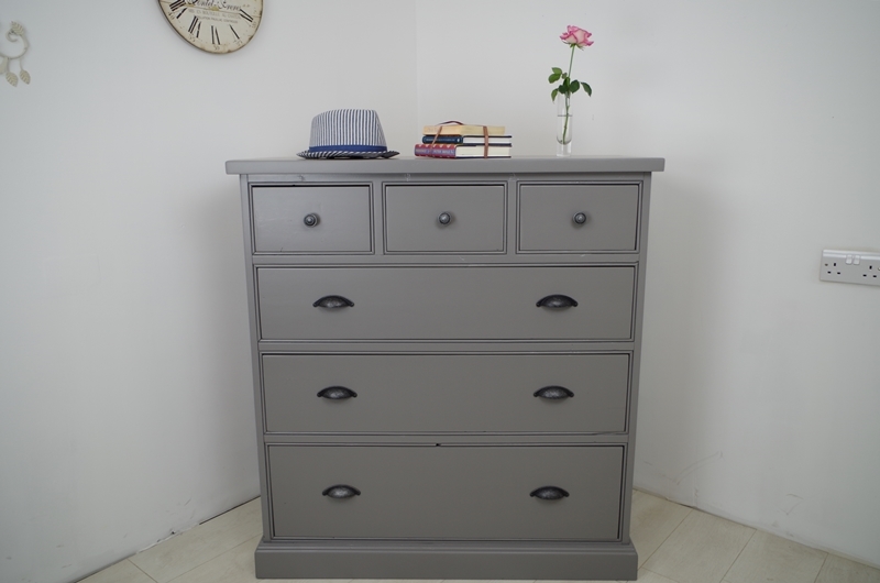 Tall pine chest clearance of drawers