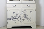 Picture of Two door Yew Display Cabinet