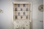 Picture of Two door Yew Display Cabinet