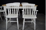 Picture of 5ft Pine Farmhouse Table + 6 Beech Spindle back chairs