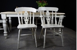 Picture of 6 foot Farmhouse Table and 6 Fiddleback Chairs