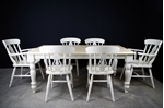 Picture of 6 foot Farmhouse Table and 6 Fiddleback Chairs