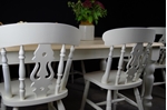 Picture of 6 foot Farmhouse Table and 6 Fiddleback Chairs