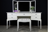 Picture of Stag Dressing Table and Stool - Crystal and Lavender