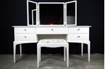 Picture of Stag Dressing Table and Stool - Crystal and Lavender