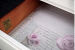 Picture of Stag Dressing Table and Stool - Crystal and Lavender