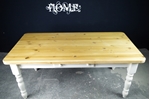 Picture of 6ft Country Pine Farmhouse Table + 8 Beech Fiddleback Chairs.