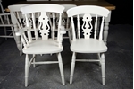 Picture of 6ft Country Pine Farmhouse Table + 8 Beech Fiddleback Chairs.