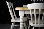 Picture of 5ft Pine Farmhouse Table + 6 Beech Slat Back Chairs