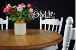 Picture of Round Pedestal Pine Table + 4 Farmhouse Chairs