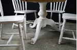 Picture of Round Pedestal Pine Table + 4 Farmhouse Chairs