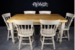 Picture of Unique 5ft 6in Pine Farmhouse Table + 6 Chairs