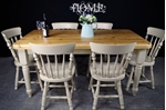 Picture of Unique 5ft 6in Pine Farmhouse Table + 6 Chairs